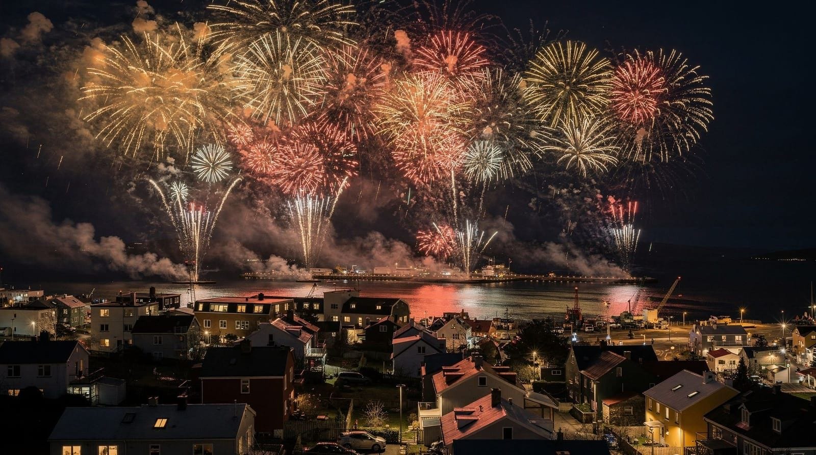 Capodanno a Reykjavík — i falò, i fuochi d'artificio e il caos totale — Capodanno a Reykjavík — la tradizione dei falò, il caos dei fuochi d'artificio, 