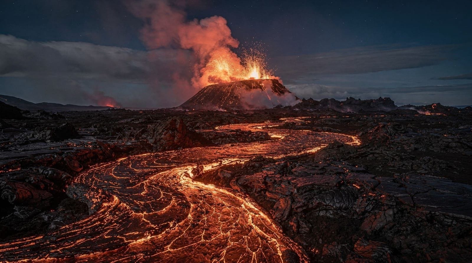 The volcano that erupted while we were in Iceland