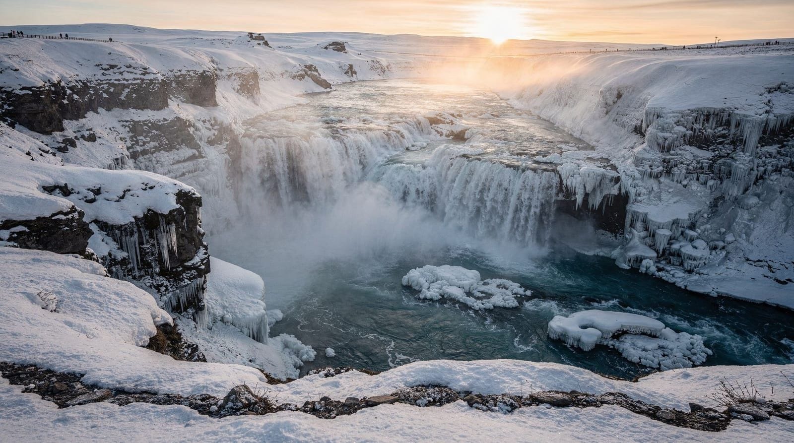 Gullfoss — Islands bekanntester Wasserfall