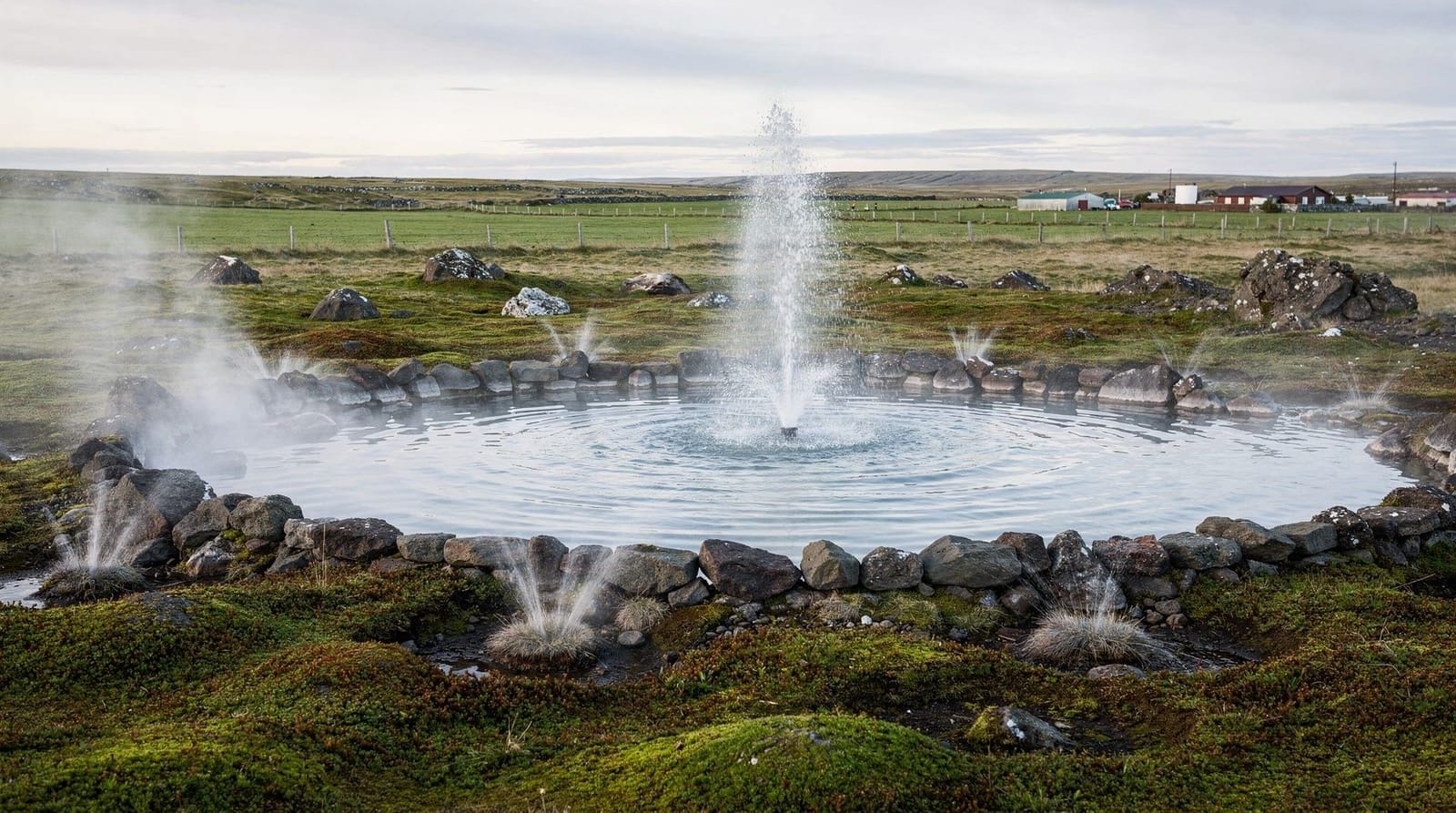 Laguna Segreta a Flúðir — la piscina geotermica più antica dell'Islanda