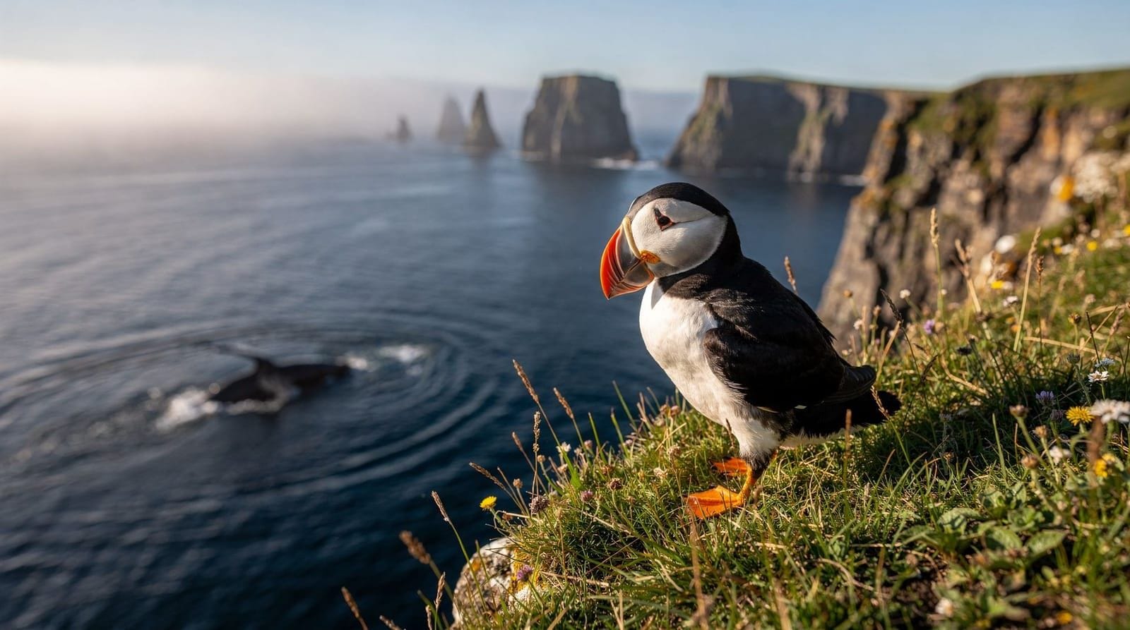 La mejor época para ver ballenas y frailecillos en Islandia — guía mes a mes