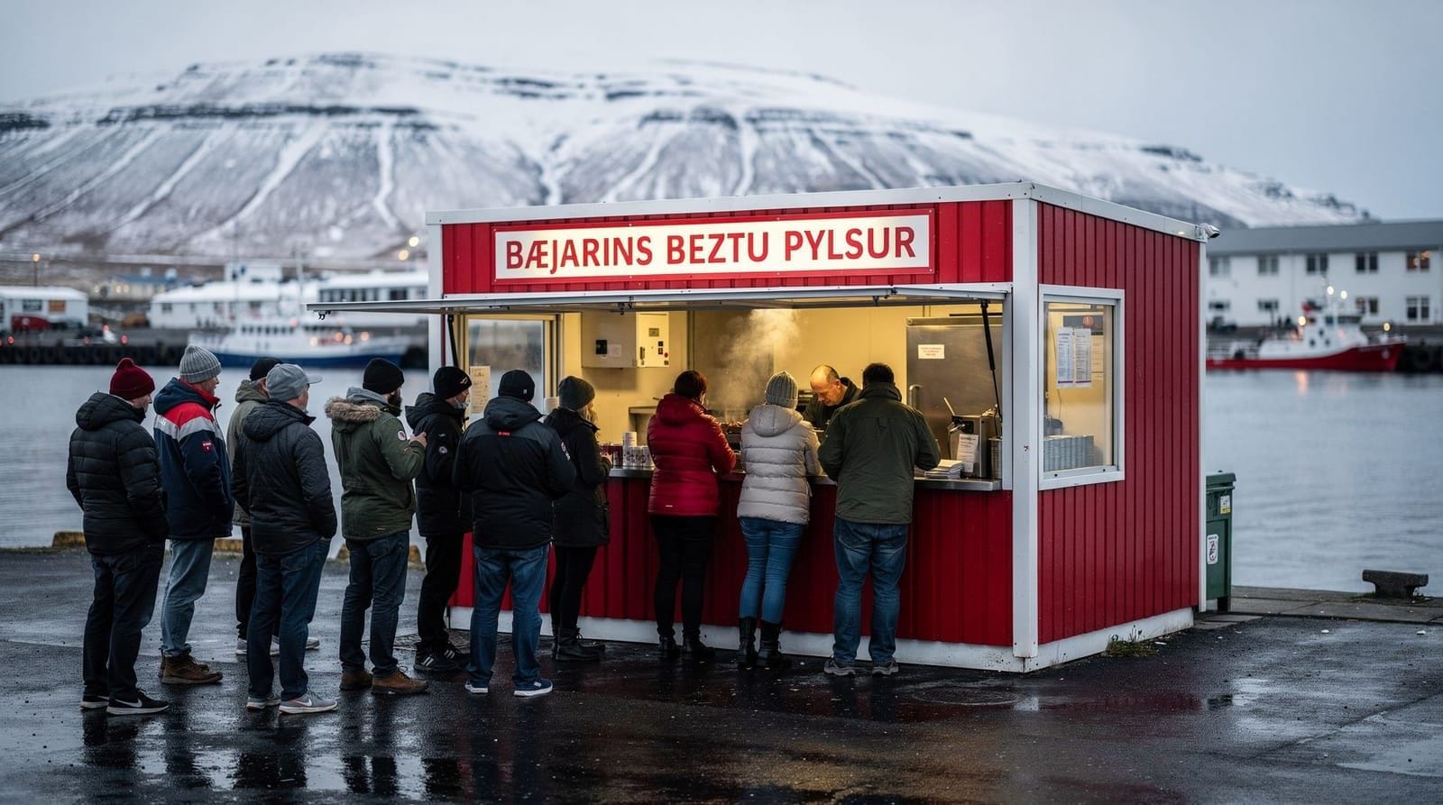 Hot dogs and street food in Iceland — what to eat on a budget — Iceland street food guide: Bæjarins Beztu hot dogs (ISK 600), Hlemmur Mathöll fo